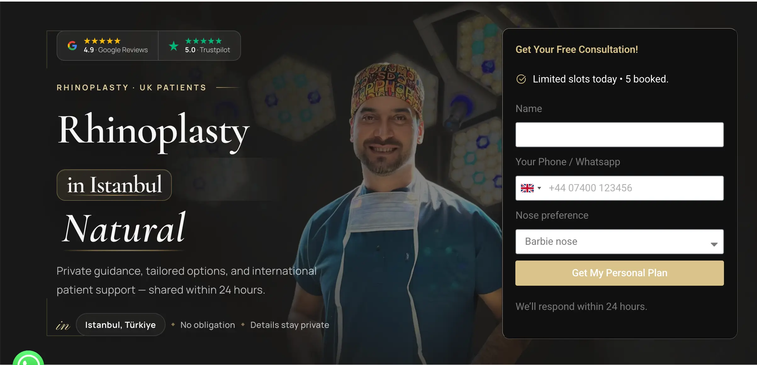 Op. Dr. Samet Ağcayazı — Landing Page görseli